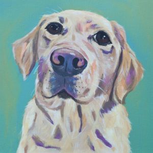 A dog portrait by Mary Butler