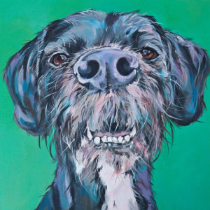 A dog portrait by Mary Butler