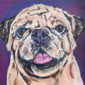 A dog portrait by Mary Butler